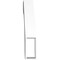 Ekena Millwork 3 1/2-in. W x 20-in. D x 20-in. H Legacy Architectural Grade PVC Knee Brace BRCP035X20X20LEC - alternate 4